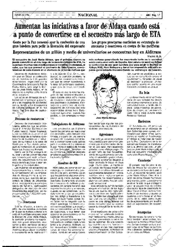 ABC MADRID 08-01-1996 página 17