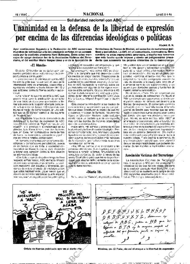 ABC MADRID 08-01-1996 página 18