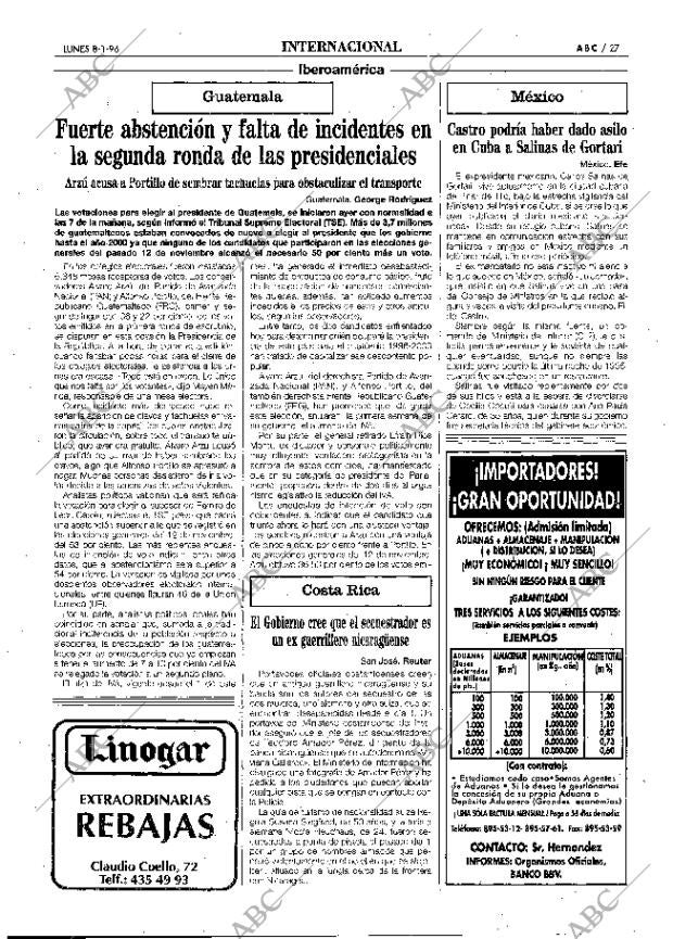 ABC MADRID 08-01-1996 página 27