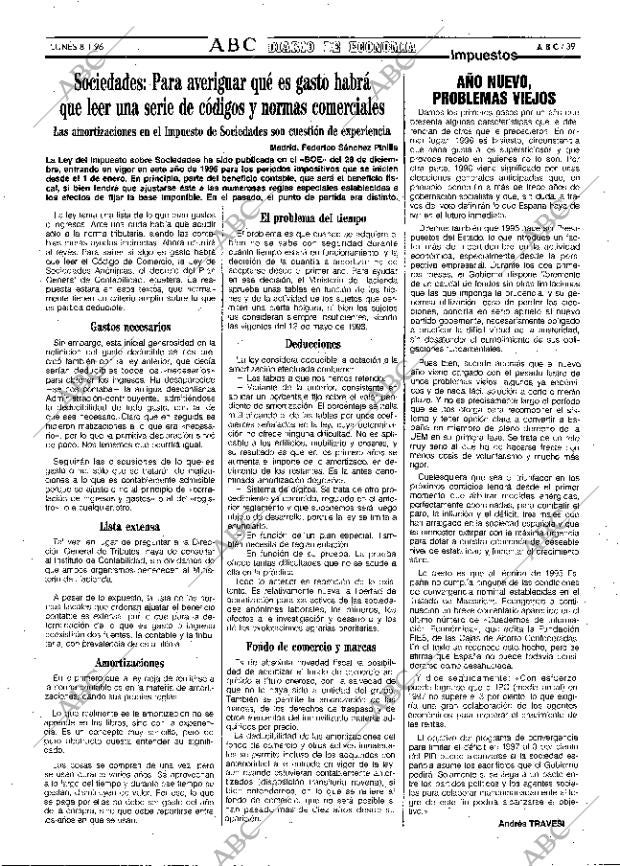 ABC MADRID 08-01-1996 página 39