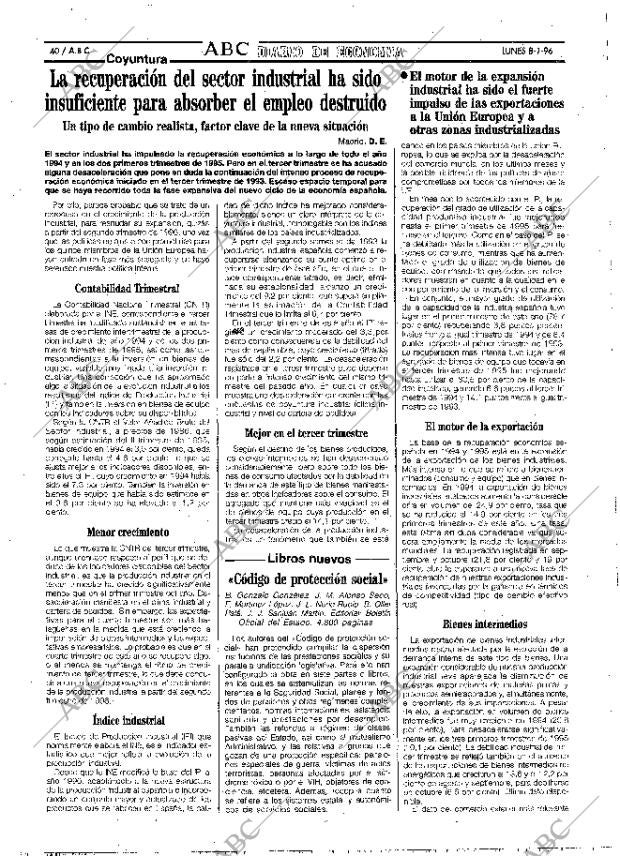 ABC MADRID 08-01-1996 página 40