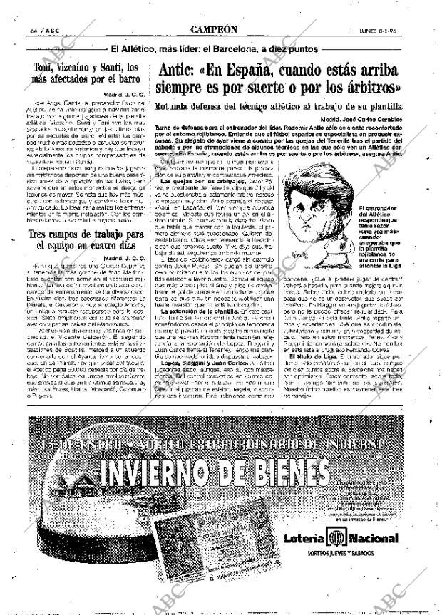 ABC MADRID 08-01-1996 página 64