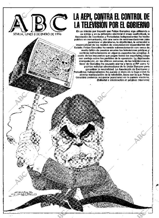ABC SEVILLA 08-01-1996 página 1