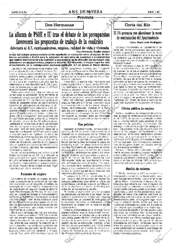 ABC SEVILLA 08-01-1996 página 43
