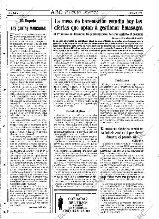 ABC SEVILLA 08-01-1996 página 76