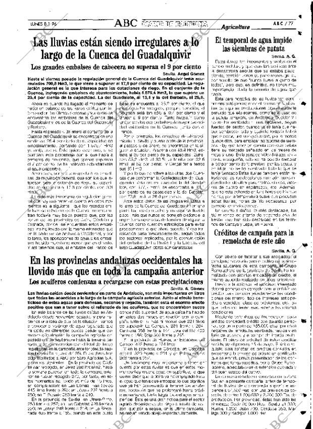 ABC SEVILLA 08-01-1996 página 77