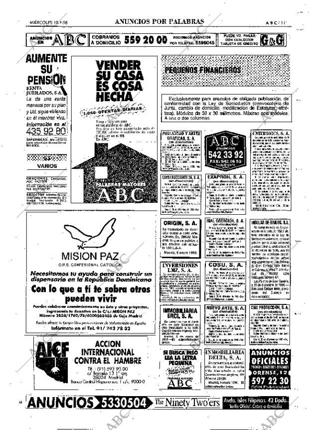 ABC MADRID 10-01-1996 página 111