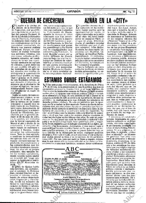 ABC MADRID 10-01-1996 página 15