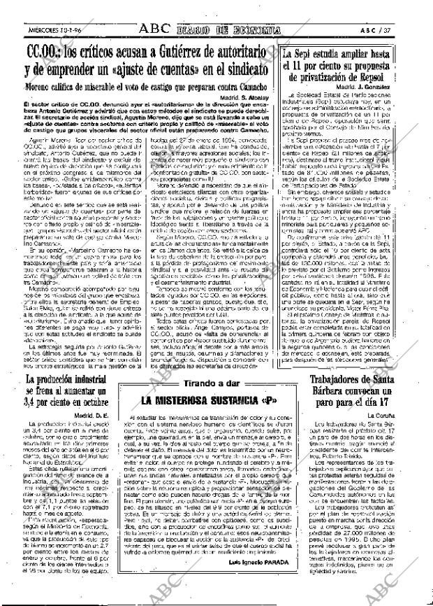 ABC MADRID 10-01-1996 página 37