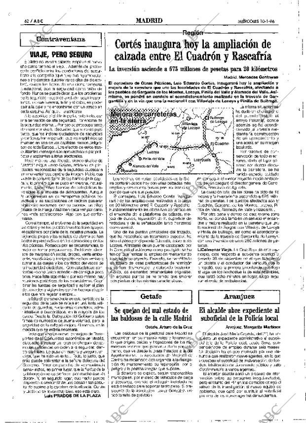 ABC MADRID 10-01-1996 página 62