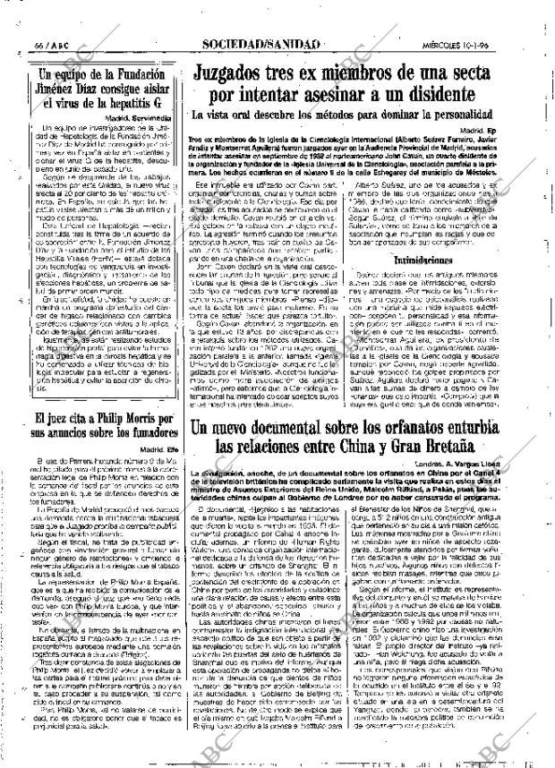 ABC MADRID 10-01-1996 página 66