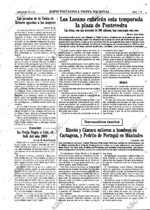 ABC MADRID 10-01-1996 página 77