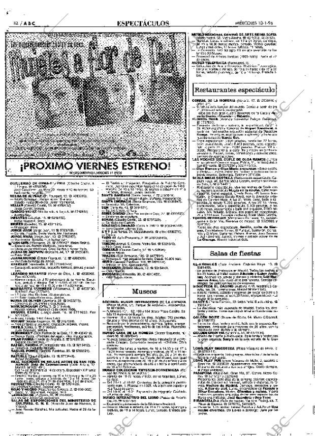 ABC MADRID 10-01-1996 página 82