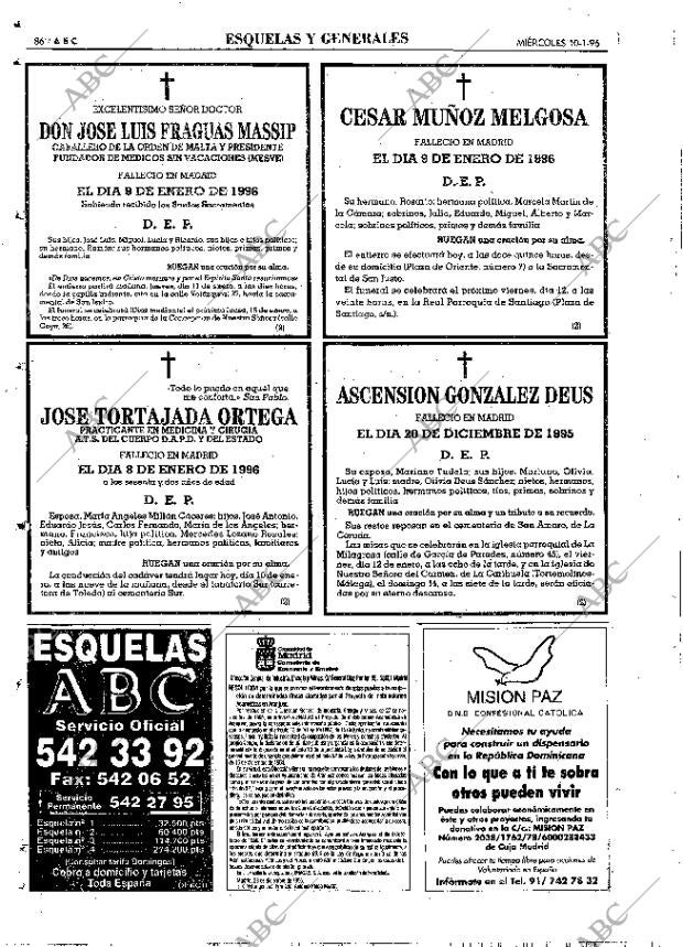 ABC MADRID 10-01-1996 página 86