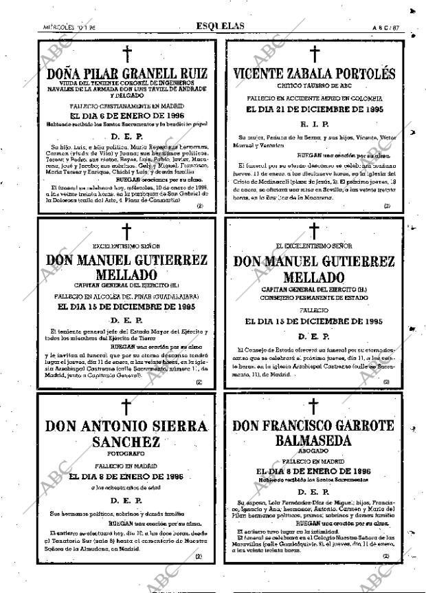 ABC MADRID 10-01-1996 página 87