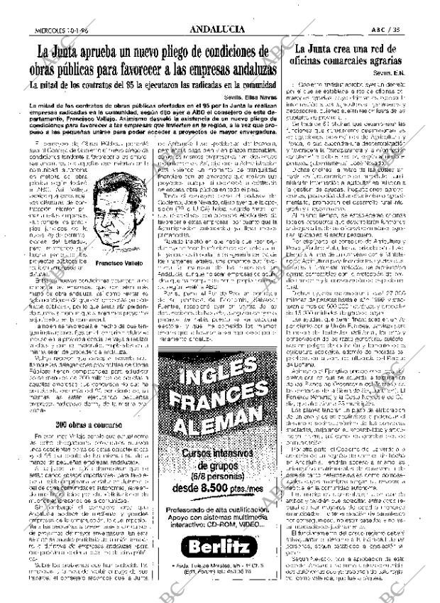 ABC SEVILLA 10-01-1996 página 35