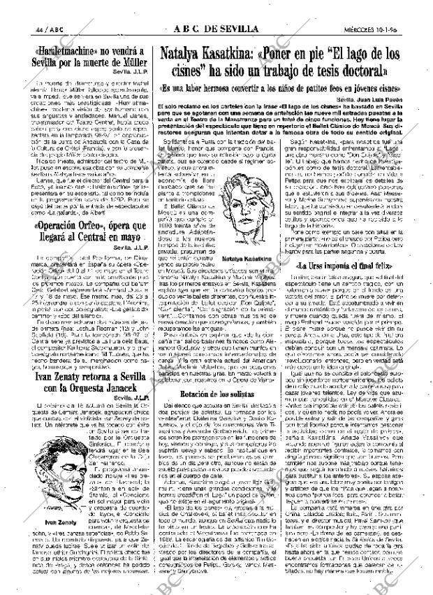 ABC SEVILLA 10-01-1996 página 44