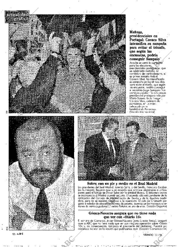 ABC MADRID 13-01-1996 página 12