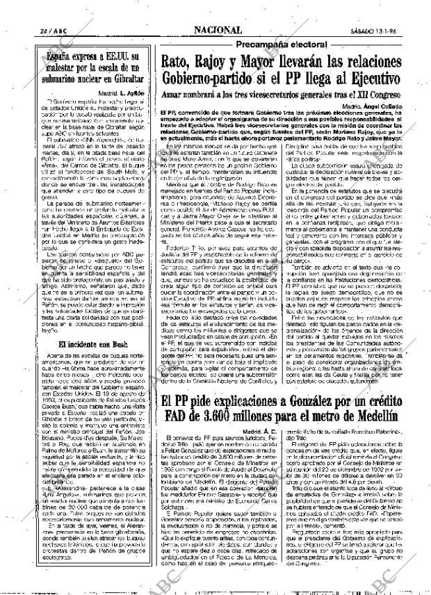 ABC MADRID 13-01-1996 página 24