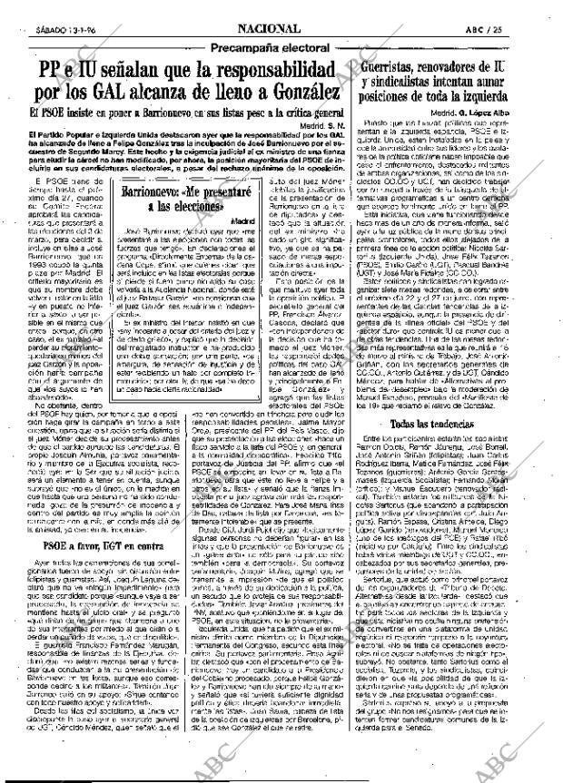 ABC MADRID 13-01-1996 página 25