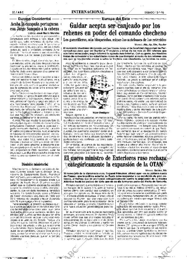 ABC MADRID 13-01-1996 página 32