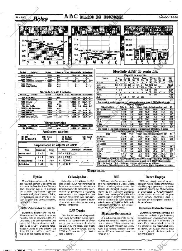ABC MADRID 13-01-1996 página 44