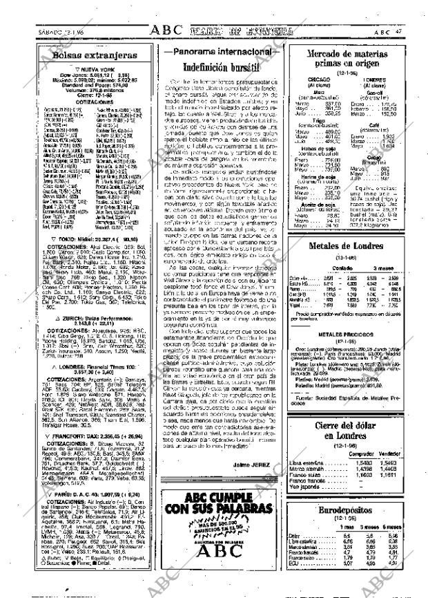 ABC MADRID 13-01-1996 página 47