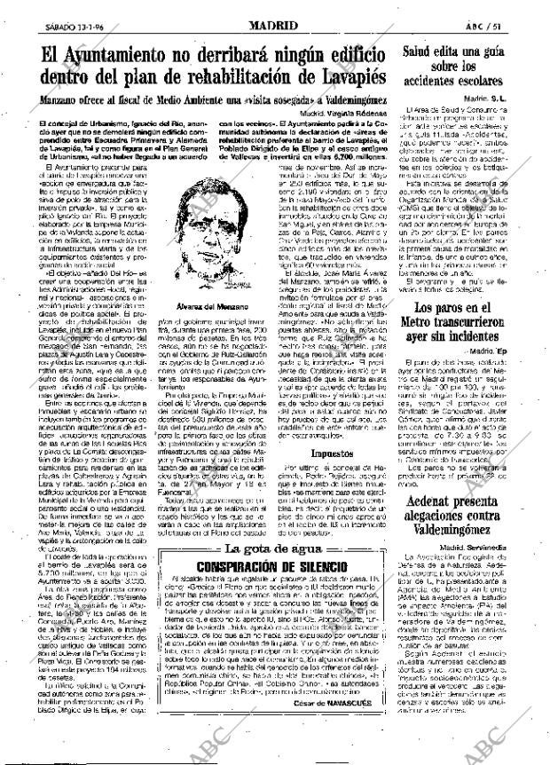 ABC MADRID 13-01-1996 página 51
