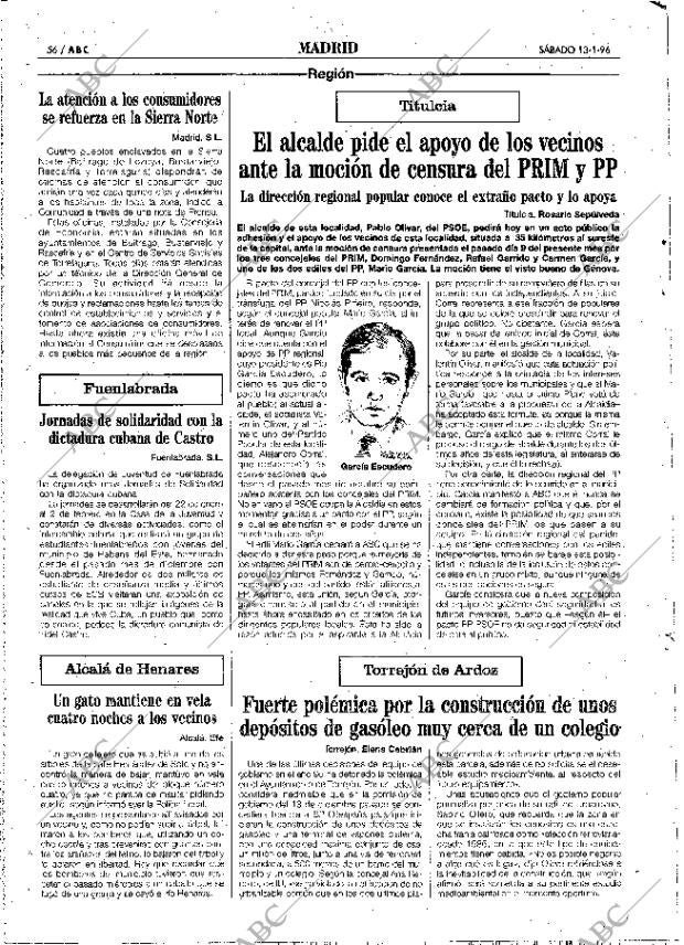 ABC MADRID 13-01-1996 página 56