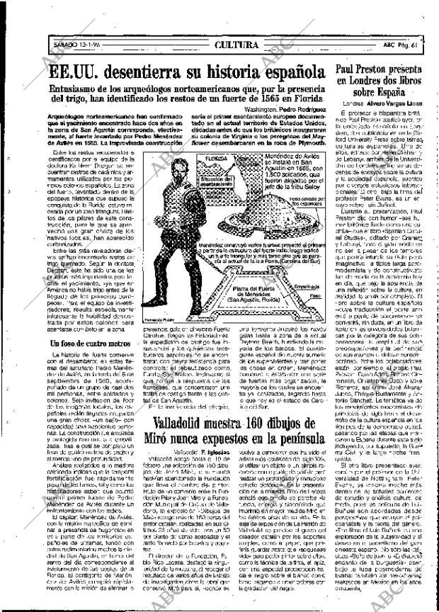 ABC MADRID 13-01-1996 página 61