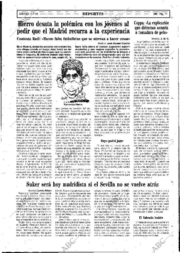 ABC MADRID 13-01-1996 página 71