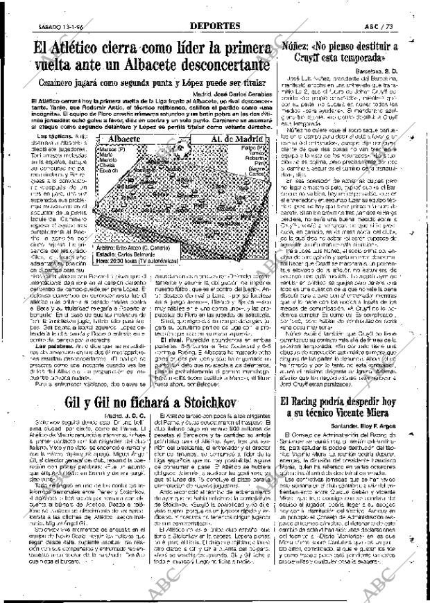 ABC MADRID 13-01-1996 página 73