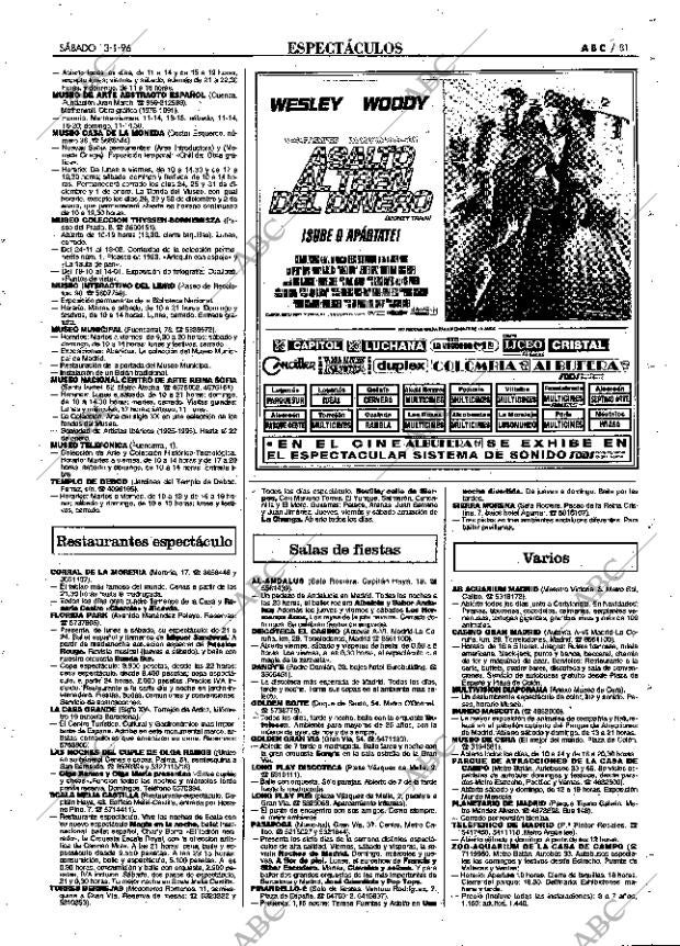ABC MADRID 13-01-1996 página 81