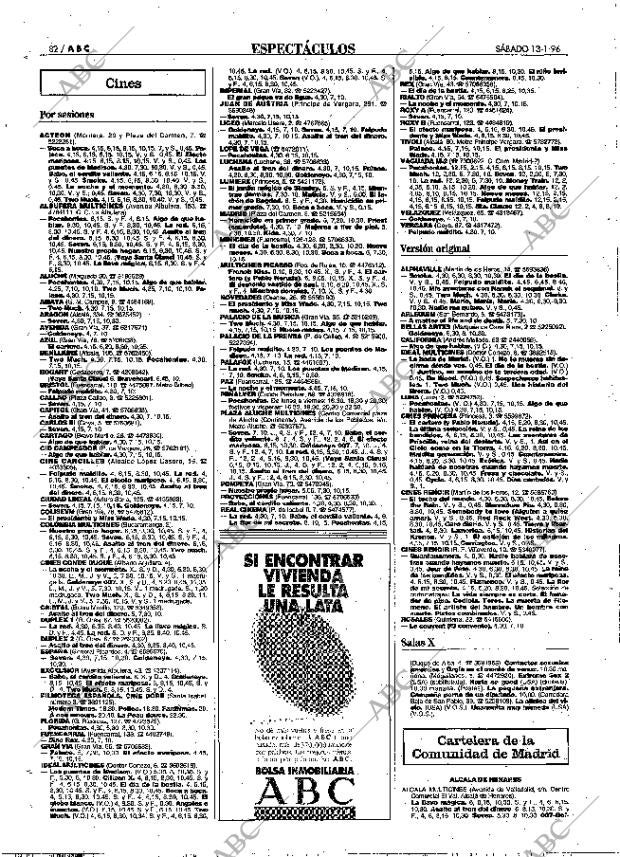 ABC MADRID 13-01-1996 página 82