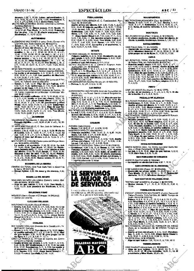 ABC MADRID 13-01-1996 página 83