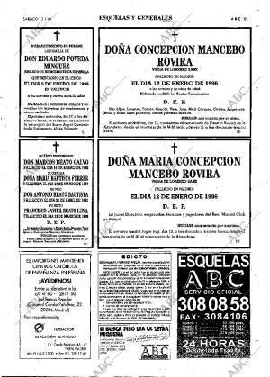 ABC MADRID 13-01-1996 página 85