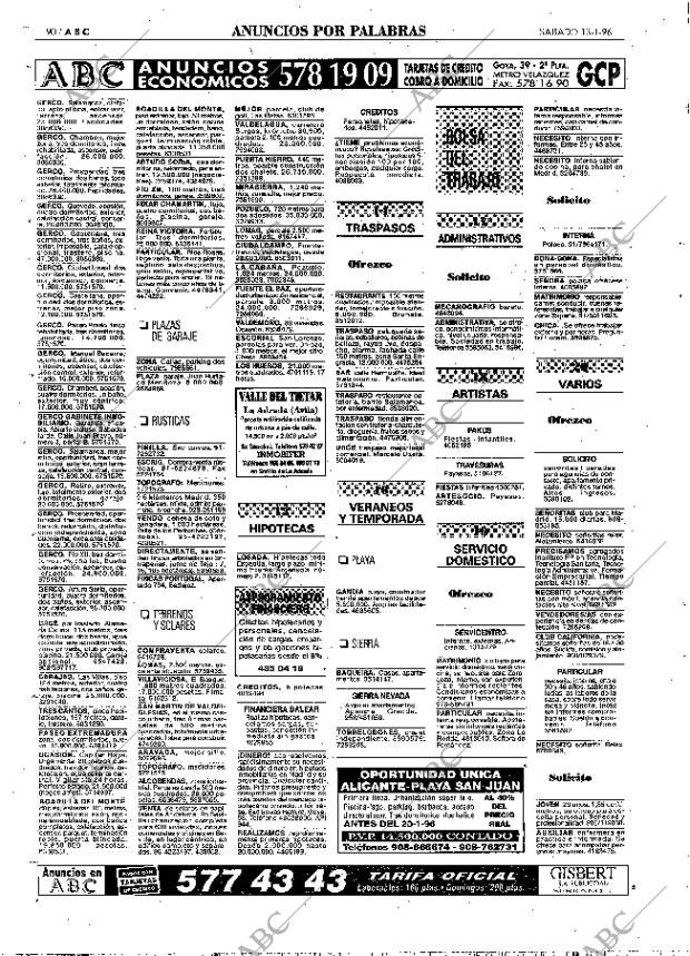 ABC MADRID 13-01-1996 página 90