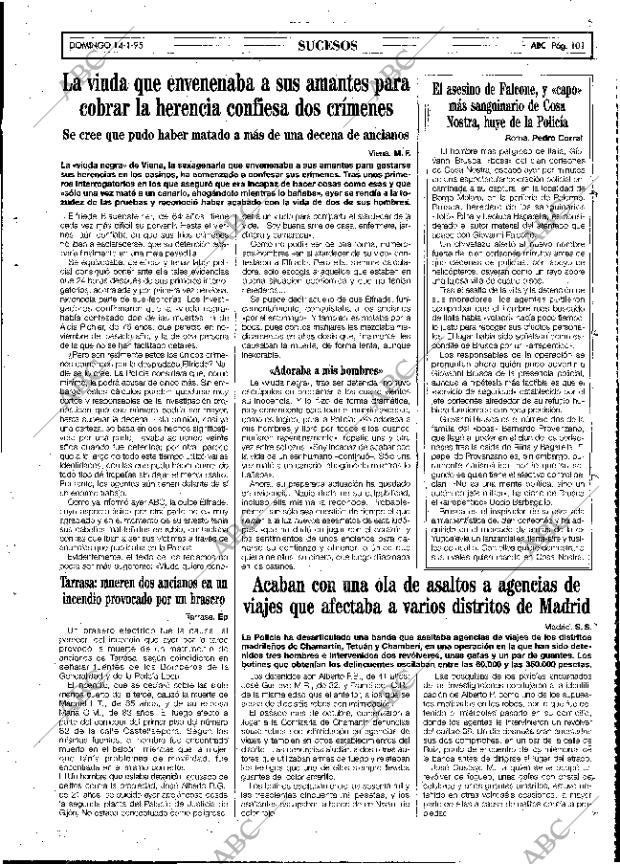 ABC MADRID 14-01-1996 página 101
