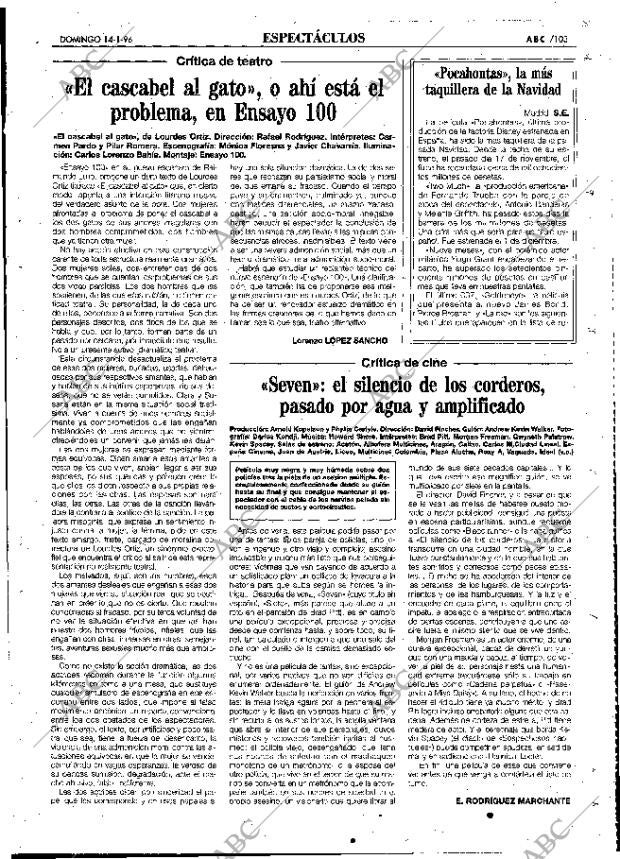 ABC MADRID 14-01-1996 página 103