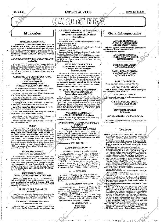 ABC MADRID 14-01-1996 página 106