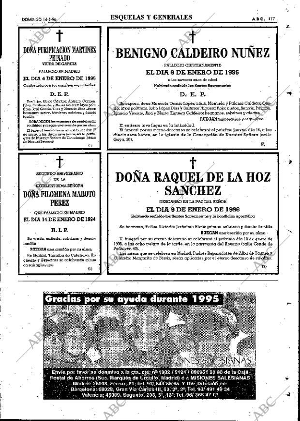 ABC MADRID 14-01-1996 página 117