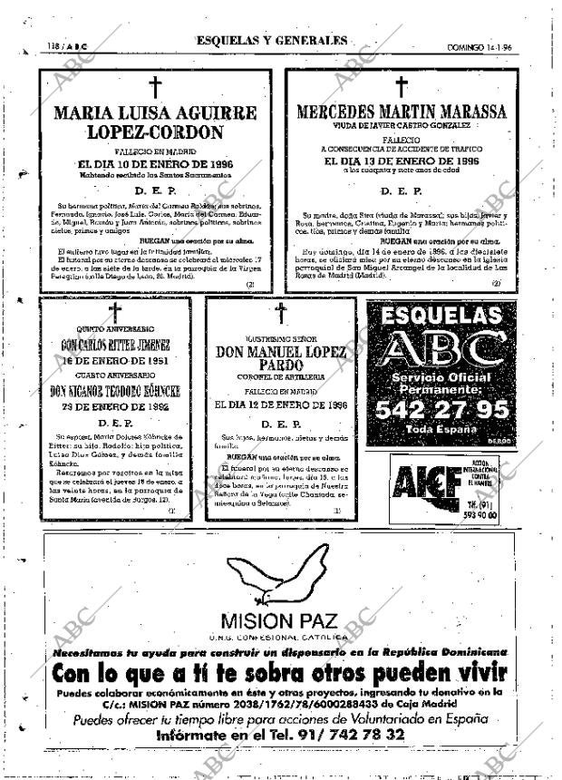 ABC MADRID 14-01-1996 página 118