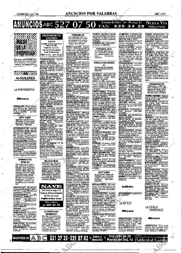 ABC MADRID 14-01-1996 página 121