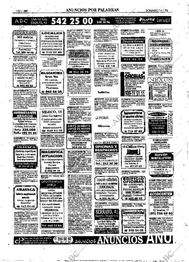 ABC MADRID 14-01-1996 página 122