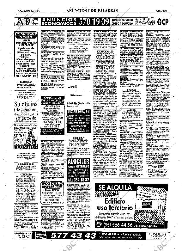 ABC MADRID 14-01-1996 página 123