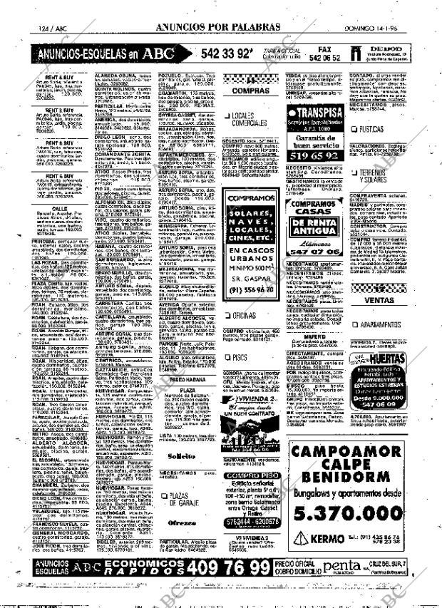 ABC MADRID 14-01-1996 página 124