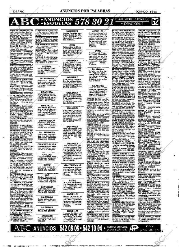 ABC MADRID 14-01-1996 página 136