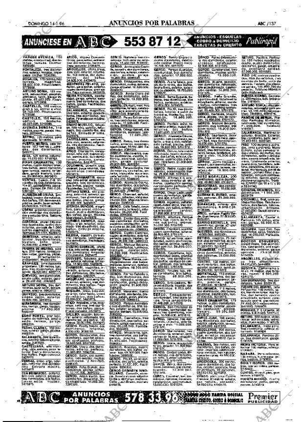 ABC MADRID 14-01-1996 página 137