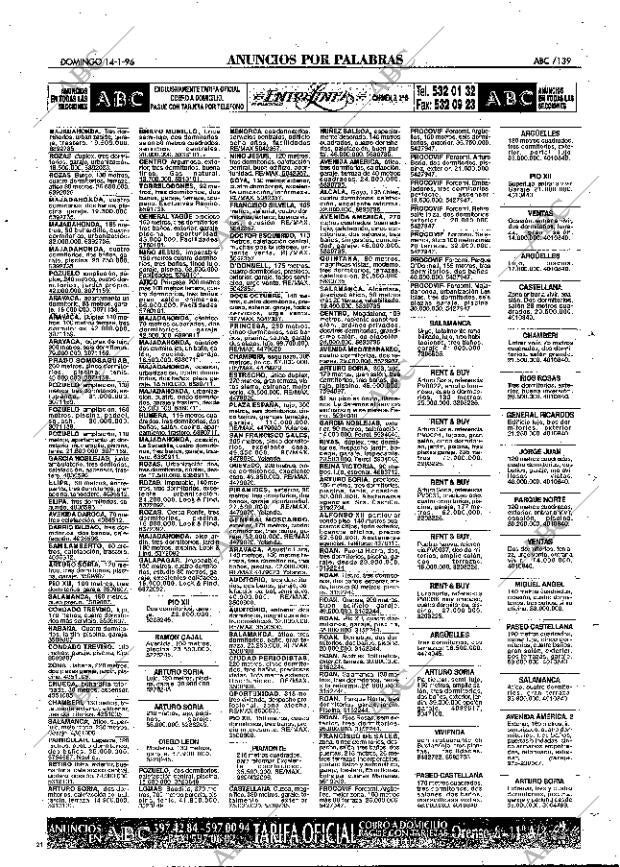 ABC MADRID 14-01-1996 página 139