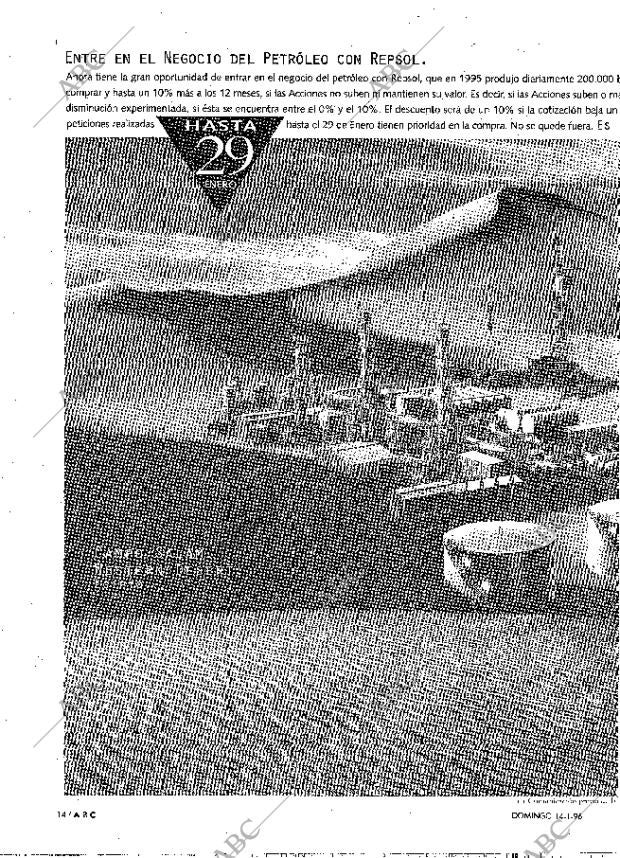 ABC MADRID 14-01-1996 página 14